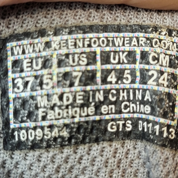 Keen women Marshall mid waterproof cushion collar hiking boot blue+grey Sz 7 - Picture 11 of 16